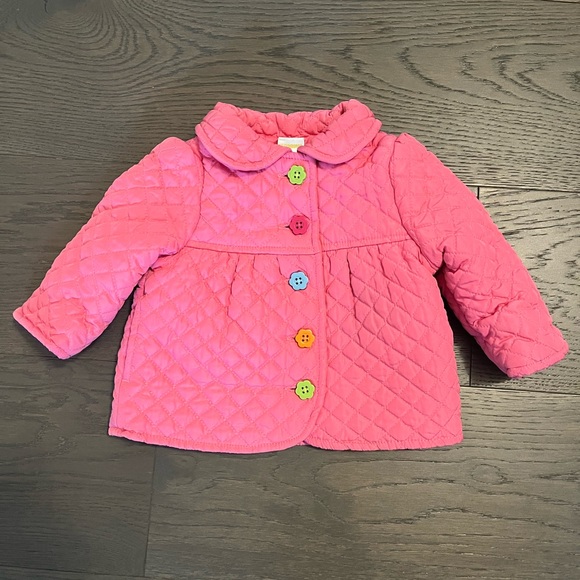 Gymboree pink girls spring jacket sz 6-12M NWT - Picture 1 of 3